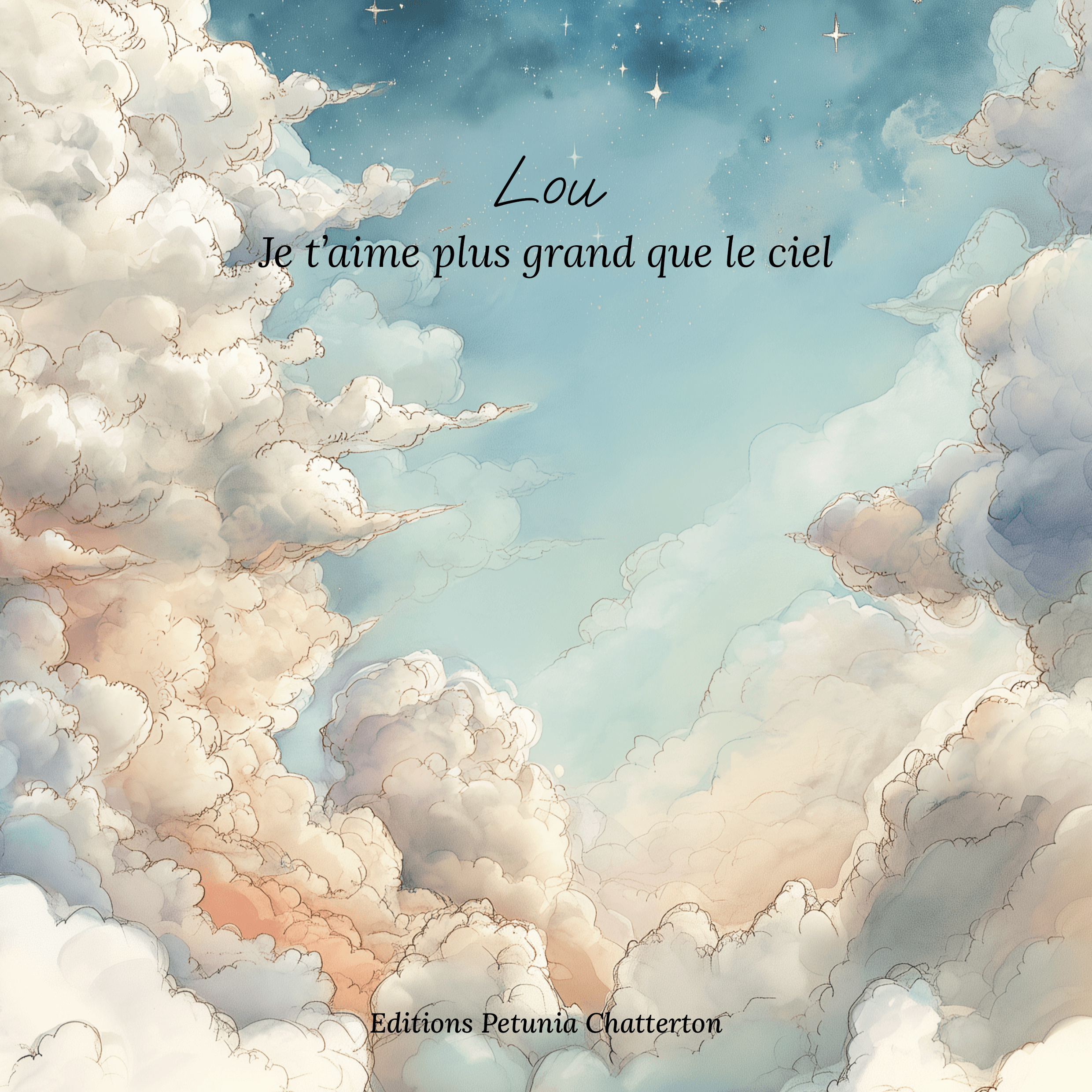 Personalized book cover illustration